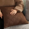 وكانت الأريكةُ المنزلية المسطحة ذات اللون النقي المسطحة على طاولة المعيشة وسادة على خصر المكتب Specification image